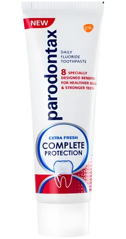 Parodontax Complete Protection Zubná pasta proti krvácaniu ďasien pre kompletnú ochranu zubov 75 ml