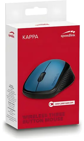 Speed Link KAPPA modrá / Bezdrôtová optická myš