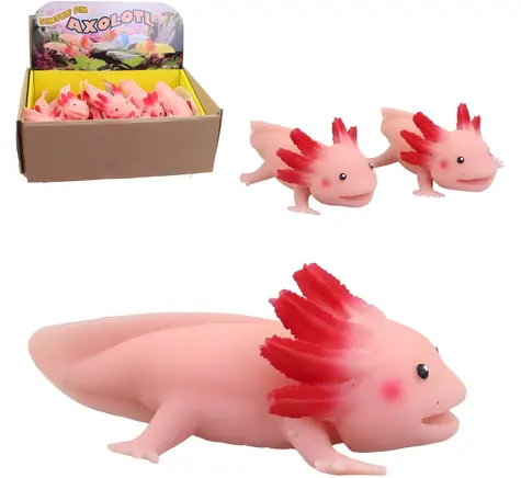 Axolotl 12 cm / Figúrka / Guma / od 3 rokov