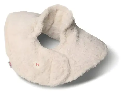 BEURER HK 165 Huggy krémová / Vyhrievací vankúš na ramená / Akumulátorový / 3 teploty / 55x49 cm