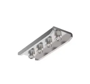 Ideal lux EGO Kit Recessed Linear strieborná / Konektor pre lištový systém / zápustný / 3okruhový / IP20