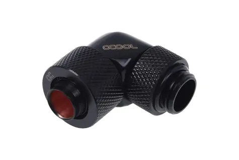 Alphacool HF čierna / Skrutkovanie / G1/4 / 90 ° otočné / 13/10 mm