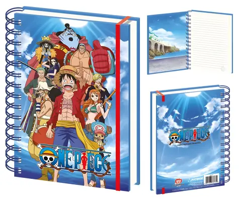 PYRAMÍD Blok One Piece DPL10 / Krúžková väzba / A5 / 80 listov