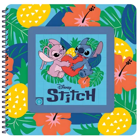 PYRAMID Krúžkový blok Lilo a Stitch DPL10 / Blok / Štvorcový formát / S bludiskom