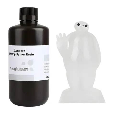 ELEGOO Standard Resin 1.0 priesvitná / Živica pre 3D tlač / 1 kg / LCD/DLP