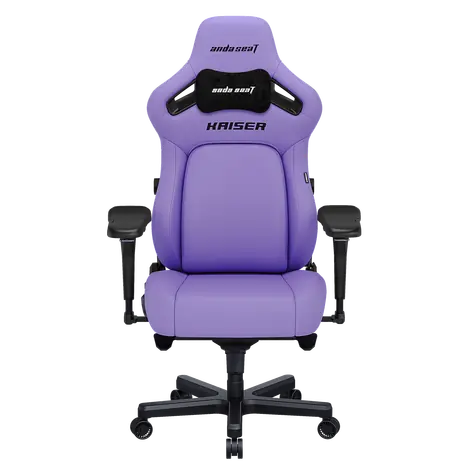 Anda Seat Kaiser 4 L fialová / Herná stolička / PVC koženka / veľkosť L