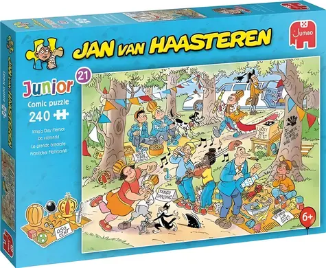 JUMBO Puzzle JvH Junior 21: Kráľovský trh / 240 dielikov / od 6 rokov