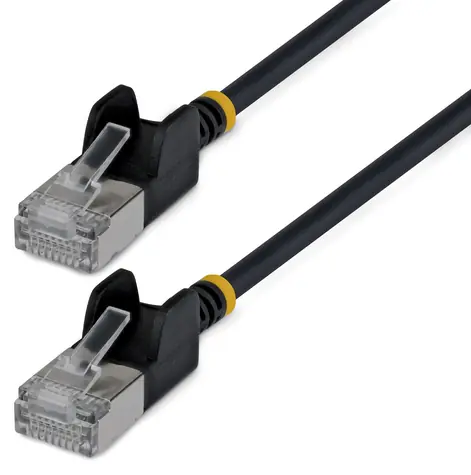 StarTech CAT6a Ultra Slim čierna (N6APATSTP34BKS30CM) / Patch kábel / RJ-45 / 0,3 m
