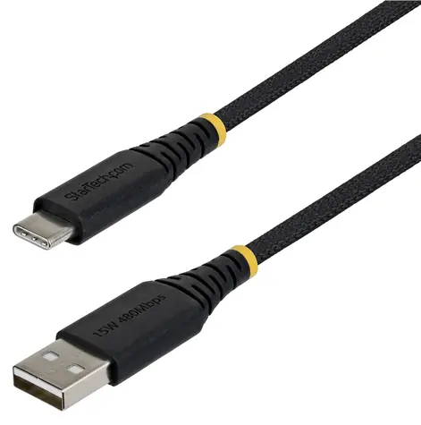 StarTech USB-A (M) - USB-C (M) čierna / Kábel / USB 2.0 / 2 m