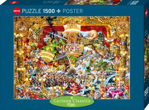 HEYE Puzzle Cartoon Classics: Chaotická opera / 1500 dielikov / 80 × 60 cm