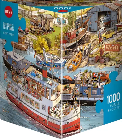 HEYE Puzzle Lodenice / 1000 dielikov / 50 x 70 cm
