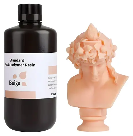 ELEGOO Standard Resin 1.0 béžová / Živica pre 3D tlač / 1 kg / LCD/DLP