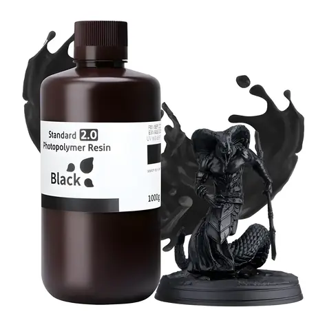 ELEGOO Standard 2.0 čierna / Živica pre 3D tlač / LCD / 1 kg