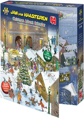 JUMBO Puzzle JvH Adventný kalendár / 24× 54 dielikov / od 15 rokov