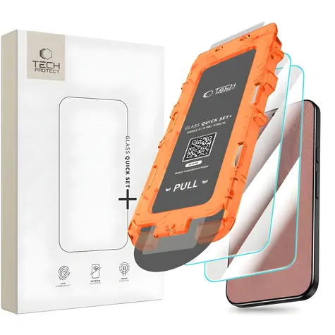 Tech-Protect Quick Set+ 2-Pack / Ochranné sklo / Google Pixel 9 Pro XL, 10 Pre XL, 11 Pre XL / 2 ks