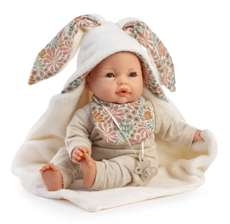 ANTONIO JUAN Bábika BIMBA 14366 / Mrkacie a plačúce / Mäkké telo / 37 cm / od 2 rokov
