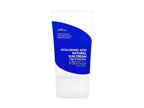 Isntree Hyaluronic Acid Natural Sun Cream Opaľovací prípravok na tvár 50 ml