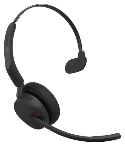 JABRA Evolve3 45 Mono UC Link 390c čierna / Slúchadlá / mikrofón / Bluetooth / USB-C / 36 h výdrž batérie