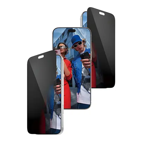 PanzerGlass UWF 2-Way Privacy iPhone 18 Pro Max čierny rámček / Ochranné sklo / Privacy / Plne nalepovacie / 0,74 mm
