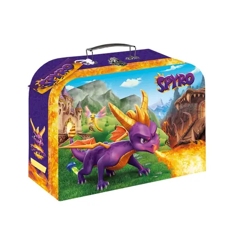 TEDDIES Školský kufrík Spyro / 25 x 19,5 x 9 cm / kartón / 3+