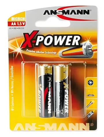 Ansmann X-Power / Batéria / AA / LR6 / alkalická / 1,5 V / 2 ks