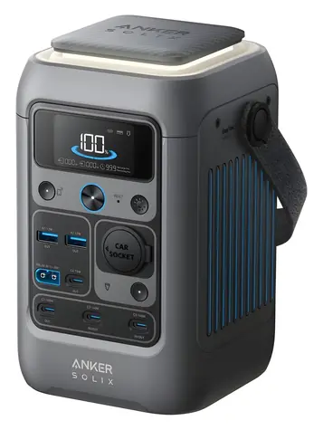 Anker SOLIX C300 DC čierna / Powerstanica / 90000 mAh / 300 W / LiFePO4 / IP68
