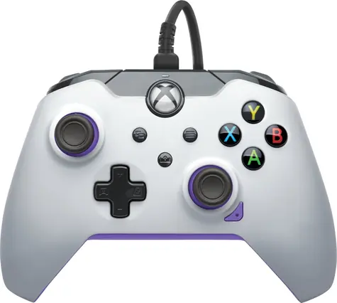 PDP Wired Controller - Kinetic White purpurová / Herný ovládač / drôtový / USB / 2,44 m / Xbox Series