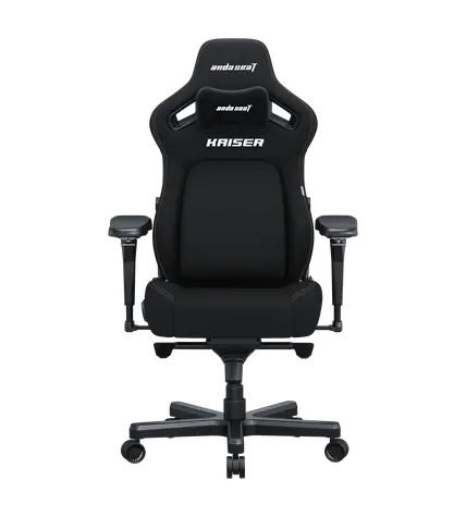 Anda Seat Kaiser 4 XL čierna / Herná stolička / ľanová tkanina / veľkosť XL