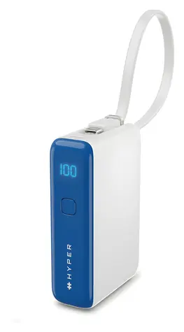 Targus HyperJuice Flex 10K 30W modrá / Powerbanka / 5000 mAh / 30 W / 1x USB-C