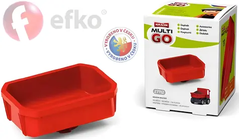 EFKO Igráček MultiGO Valník červený / Doplnok / Bajonetový systém / Plast / Od 2 rokov