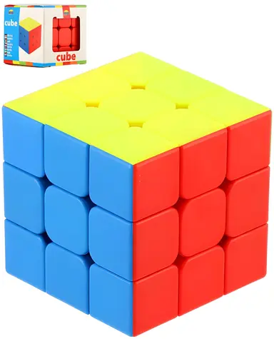 Skladacia kocka 3x3x3 / Hlavolam / 5,5 x 5,5 x 5,5 cm / plast