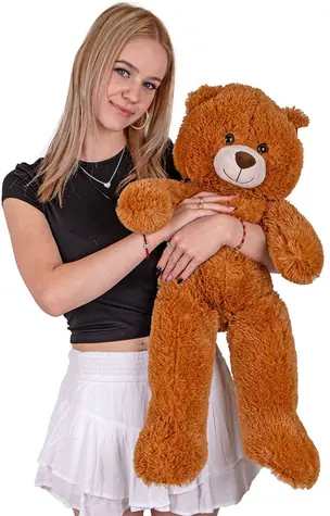 Plyšový medveď Plush Friends 80 cm tmavo hnedý / Plyšová hračka / Plyš