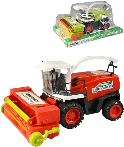 Kombajn na zotrvačník / Plast / 30 cm / 2 farby / od 3 rokov