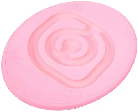 MERCO Balančná doska s guličkovým bludiskom ružová / Ovál / Nosnosť 50 kg / Plast