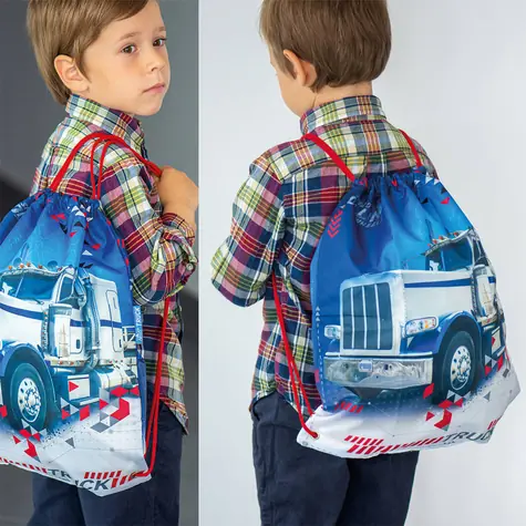 Argus Vrecko na prezuvky Ťahač / Sťahovacie vrece na chrbát / Polyester / 37 x 44 x 10 cm