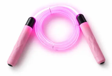 MERCO Švihadlo Luminous 280cm ružové / Svietiace / Na batérie / Plast