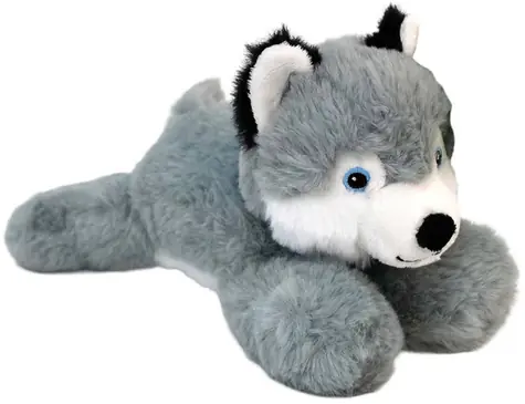 Plyšový ležiaci pes Husky 23 cm Eco-line / od 0 mesiacov
