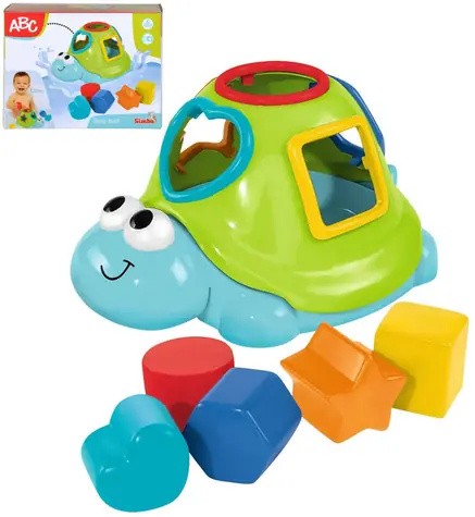 Simba Korytnačka vkladačka ABC 20 cm / 5 tvarových dielikov / plast / od 12 mesiacov
