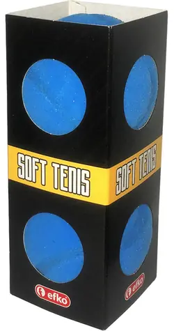 EFKO Loptička na soft tenis penový modrý / 2 ks / O 6,5 cm