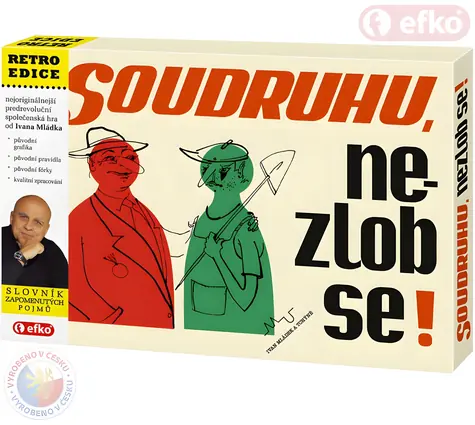 EFKO Súdruh, nehnevaj sa! Retro / Spoločenská hra / 2-6 hráčov / 30 min+