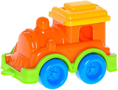 Farebná mašinka vláčik / Hračka / Voľný chod / Plast