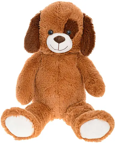 PLUSH FRIENDS Plyšový pes tmavo hnedý / 80 cm / od 0 mesiacov