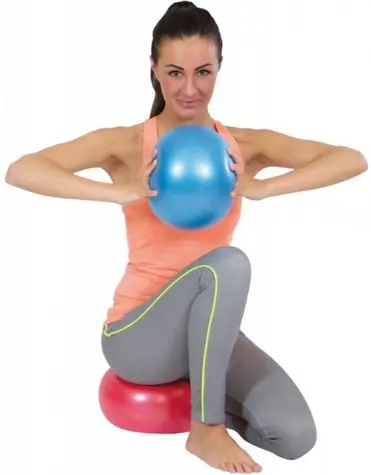 Merco FitGym overball 20 cm čierny / Lopta / Fitness a rehabilitácia / Pružné PVC