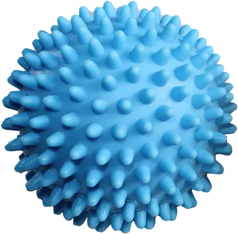 Merco Masážna loptička ježko Soft svetlo modrá / Masážna pomôcka / s bodlinkami / priemer 9 cm