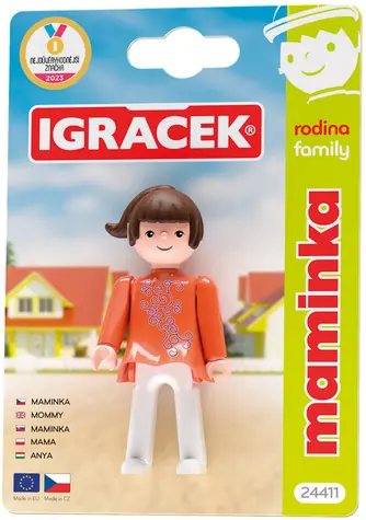 EFKO Kĺbová figúrka Igráček Mamička / edícia Rodina / výška 7,5 cm / od 3 rokov