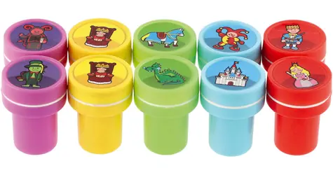 Pečiatky Moje prvé rozprávky / 10 ks / Samonamáčacie / Plast / od 3 rokov