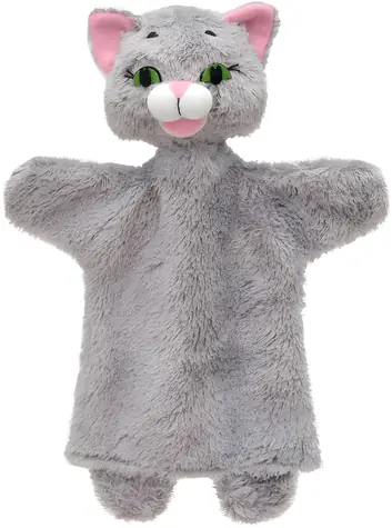 MORAVSKÁ ÚSTREDŇA Maňuška s ťapkami Mačička sivá / 26 cm / od 3 rokov