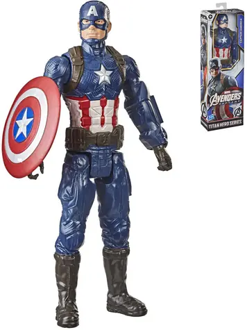 Hasbro Figúrka Avengers Titan Hero Kapitán Amerika / 30 cm / od 4 rokov