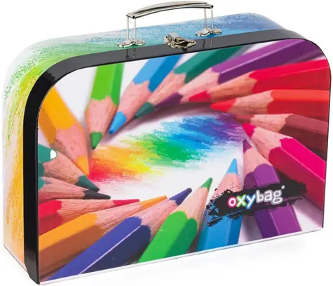 OXYBAG Kufrík Pastelky / Detský kufrík / 34 × 23 × 10 cm