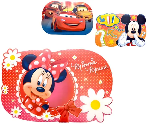 Detské prestieranie Disney mix 45 x 30 cm / Prestieranie / Plast / Umývateľné / 5 motívov
